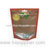 Food Grade Reclosable Stand Up Plastic Zipper Pouch Packaging With Handle