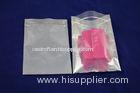 Grip Sealed Plain Zipper Pouch Packaging Aluminium Foil With Clear Window