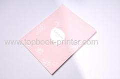 print silver stamping sewn binding softcover books with flaps at cheap price