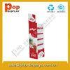 Red Custom Cardboard Display Units , Super Market Display