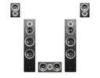 Passive Crossover Hi Fi Home Theater System with Black 5&quot; 6.5&quot; Passive Speakers