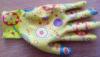 Dot Printed Nitrile Work Gloves 13gauge With Heat Transfer Print For Garden