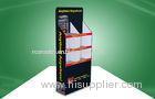 Customized Black Dinnerware Cardboard Free Standing Display Units 350gsm