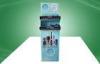 Two Tier Double Face Show Cardboard Free Standing Display Units With 4 Colors Offset Printing