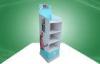 Eco-friendly Modern Cardboard Free Standing Display Units Customized With Four Shelves
