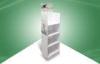 Four Shelf Offset Printing Cardboard Free Standing Display Units