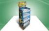 4 shelf Portable Recyclable Cardboard Free Standing Display Units