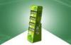 Four Shelf POP Cardboard Display Cardboard Floor Standing Eco-friendly