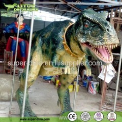 Walking with Mechanical Dinosaur Costume