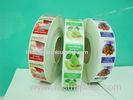 Green and Healthy Plastic Adhesive Labels For Fruits Sales Promotion