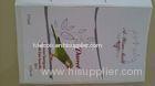 Lively Parrot Embossed Printed Adhesive Labels , custom printed labels
