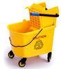 36L Commercial Press Mop Wringer Trolley With Pushing Handle / Four Wheels