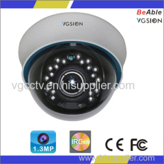 720P Resolution 1.3MP AHD IR Dome Camera