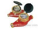 Brass Multi Jet Water Meter / Hot Water Meter With Magnetic drive