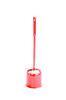 Red Heavy Duty Plastic Brush with Plastic Holder Eco friendly