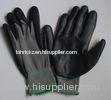 Customized Foam Finished Black Latex Coated Gloves For Light Engineering Work