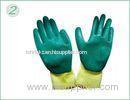 XXL Safety Wrinkle Finish Nitrile Work Gloves with Knitted Seamless Nylon Liner