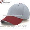 Pure Polyester Mesh Fitted Baseball Caps Athletic Constructed For Adults