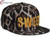 Customized Snapback Fitted Baseball Hats 3D Embroidery with Striped Patterns