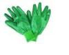 Durable Flexbility Green Nitrile Coating Protective Hand Gloves With Soft Jersey Liner