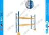 Cold Rolled Steel Pallet Storage Racks , Heavy Duty Beam Racking