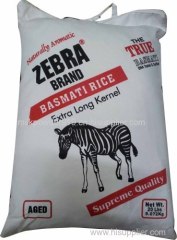 Zebra Brand Basmati Rice (Front)