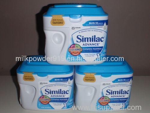 3 Similac Advance Early Shield Simplepac 1.45 lb tubs powder baby formula milk