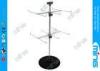 2 Tiers Countertop Wire Display Stand Racks with 12 Hook / 6 Prong
