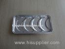 Multi cavity Disposable Foil Baking Trays Rectangle For Croissants 0.07mm Thickness