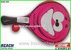 Rose Wood Beach Tennis Rackets with Cartoon Printed 33*19*0.5cm