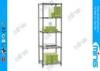 Chrome Carbon Steel Mobile Wire Shelving Portable Storage Shelves