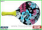 Flower Printed Paddle Tennis Rackets With Different Options For Size / Thickness