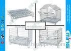 Heavy Duty Steel Mesh Wire Dump Bins Square , Storage dump bin display