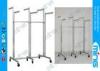 6 Way Metal Clothing Rack with Straight Arms in Chrome Plated