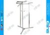 Chrome Printing 3-Way Metal Clothes Rack with Square Tubing Arms