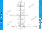 5 Tier Basket Wire Rack Display Stands 5 Layers , Mordern Display Shelves for Storage