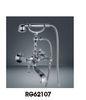 2 Hole Double Handle Faucet , Traditional Bath Shower Mixer Taps For Hand Shower Set