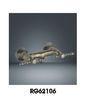 Wall Mounted Bronze 2 Hole Bathroom Double Handle Faucet Mixer Taps
