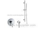Solid Brass Shower Mixer Set Wall Mounted Bathroom Taps With 40mm Cartridge