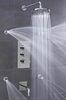 Concealed 3 Way Thermostatic Shower Valve With High / Low Water Pressure Shower Heads