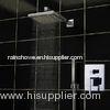 Shower Bath Mixer Set Square Ceiling Mounted Rain Shower Heads 140 x 190mm
