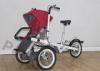 Two Mode Portable Folding Bike Alluminum Three Wheel Baby Stroller Bike Combo