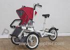 Two Mode Portable Folding Bike Alluminum Three Wheel Baby Stroller Bike Combo