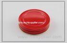 hair wax aluminum screw cap with with PE foam liner , red color custom bottle caps