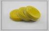 52mm yellow recycling metal bottle caps for cosmetics packaging