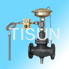 self-operated temperature and pressure control valve