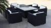 Outdoor Patio / Balcony Sofa Set , Wicker Dining Room Furniture Sets