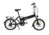 Black Lightweight Folding electric bike 250webike 36v10ah Aluminum Alloy frame