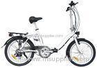 Electric 20 inch folding bike With 24V / 10Ah li-ion battery , Shimano 6 or 7 speed