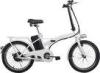 Carbon Steel Frame White Color Folding Electric Bike / Pedelec 36V / 8Ah